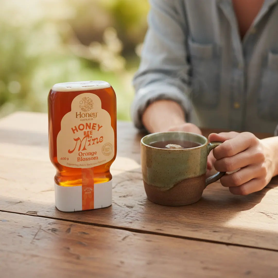 Honey Bee Mine - Orange Blossom – 400g Squeeze - Honey Australia