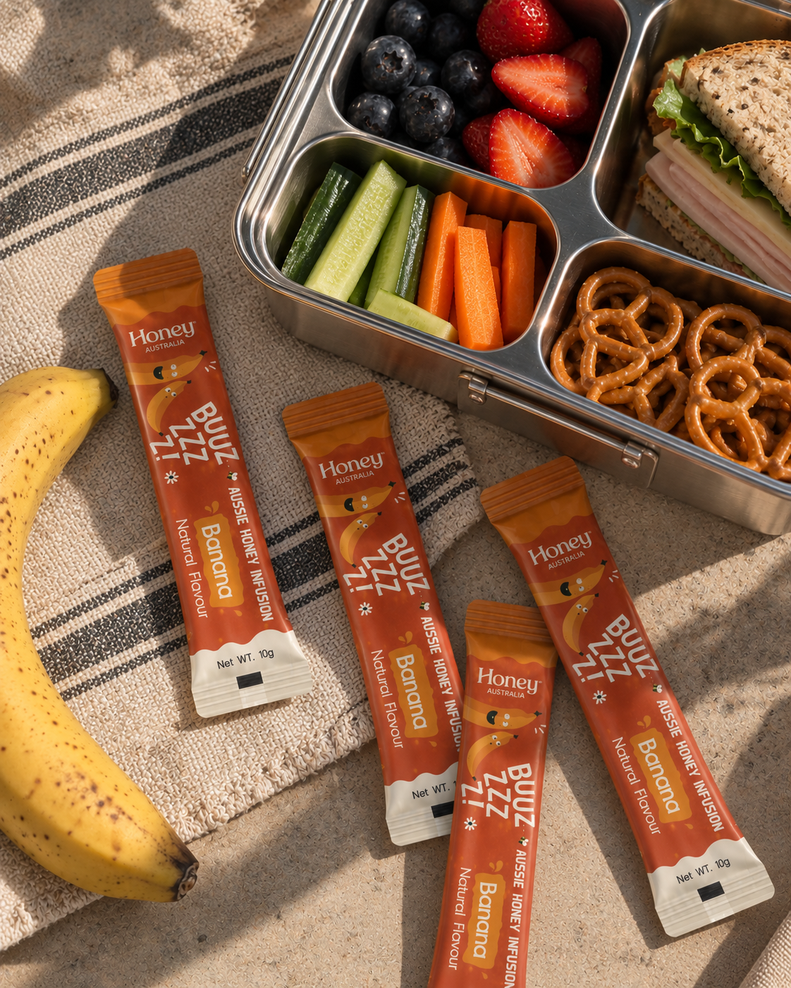 Buzz Banana Honey + Vitamin C Infusion – STIX (10 pack)