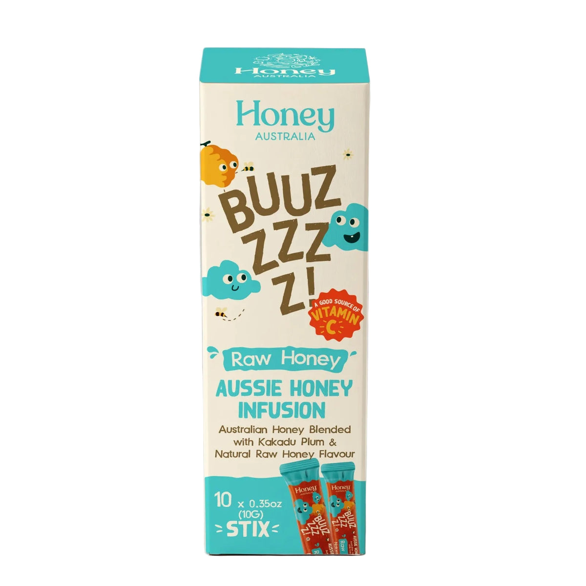 Buzz RAW Honey + Vitamin C Infusion – STIX (10 pack)