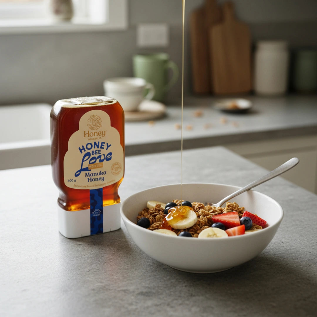 Honey Bee Love - MGO 50+ Manuka – 400g Squeeze - Honey Australia