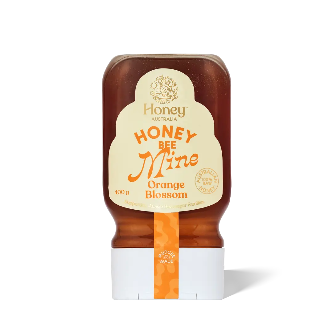 Honey Bee Mine - Orange Blossom – 400g Squeeze - Honey Australia
