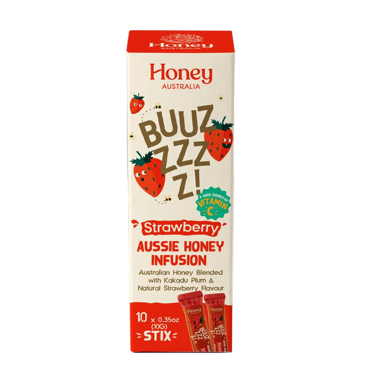 Buzz Strawberry Honey + Vitamin C Infusion – STIX (10 pack)