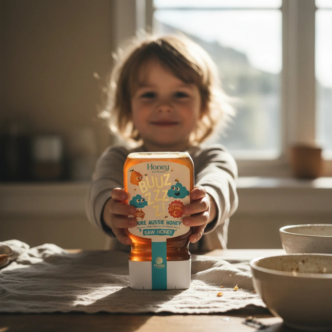 Buzz Raw Honey + Vitamin C Infusion – 400g Squeeze