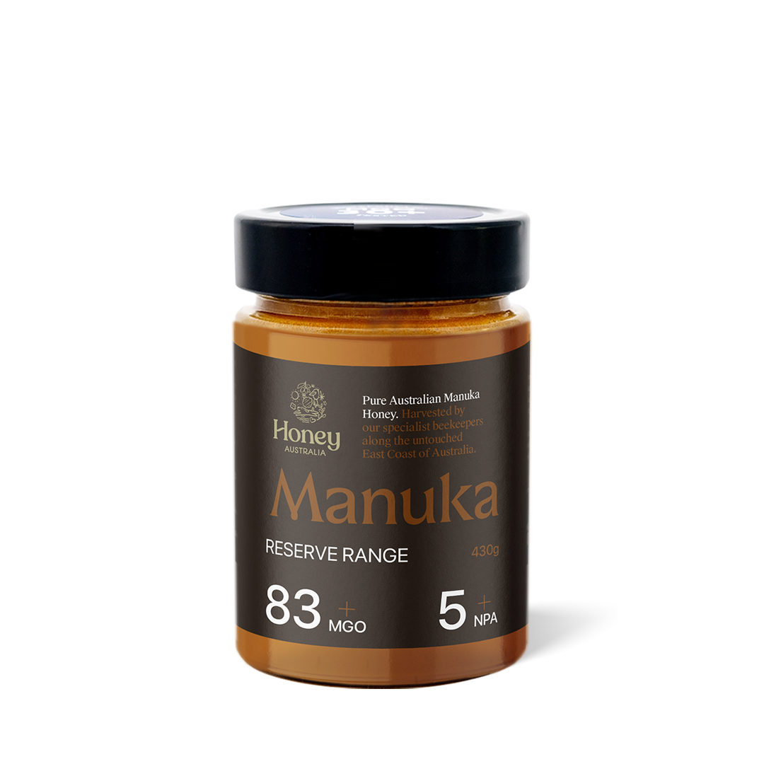 Reserve Range — Australian Manuka MGO 83+ 430g Glass Jar