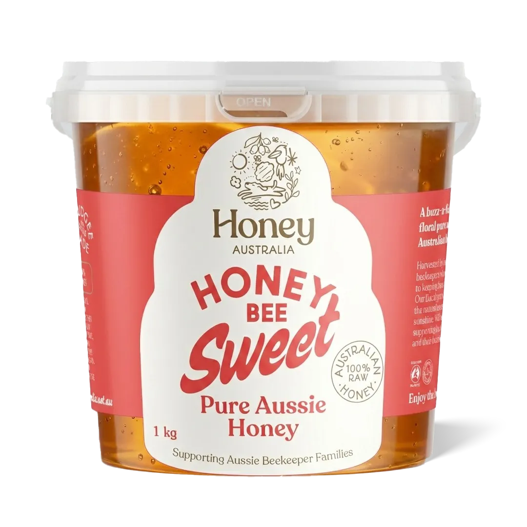 Honey Bee Sweet - Pure Aussie Honey – 1kg Bucket