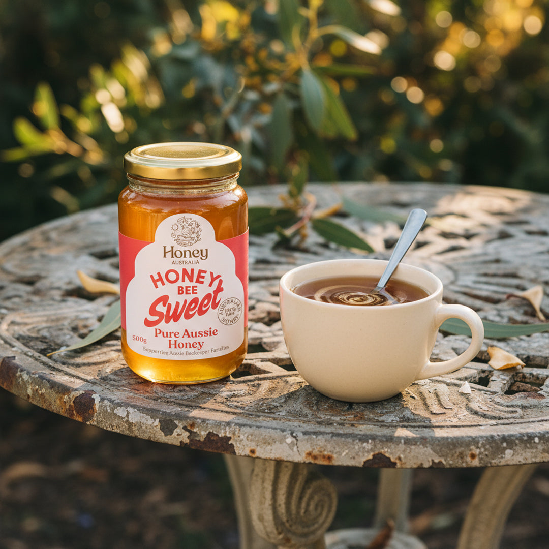 Honey Bee Sweet - Pure Aussie Honey – 500g Glass Jar