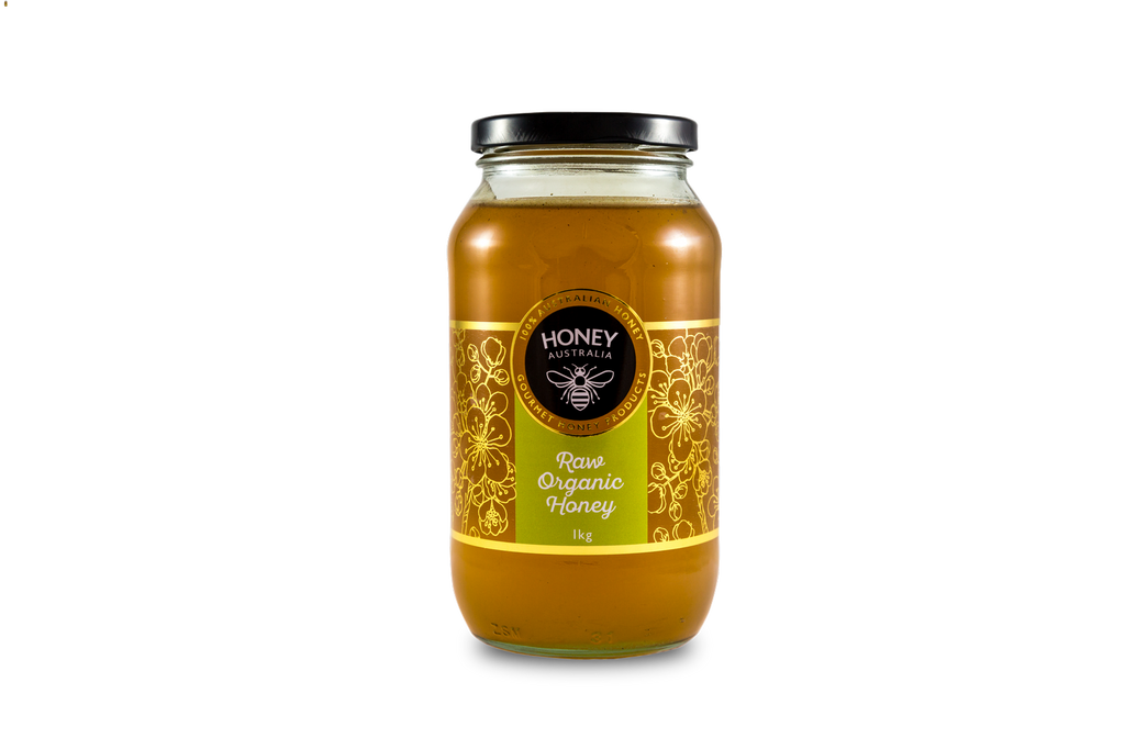 Honey Australia Raw Organic Honey 1kg - Honey Australia