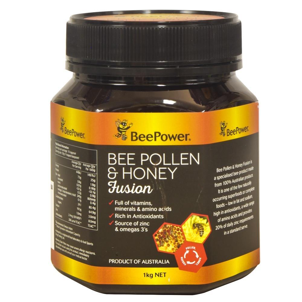 Pollen Honey Fusion BeePower 1kg - Honey Australia