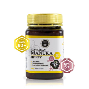 Australian Manuka MGO 83+ (5+) 500g - Honey Australia